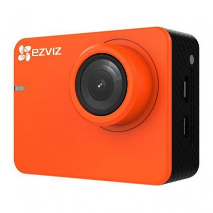 EZVIZ S2 Action + Dash 1080p 60fps Waterproof Camera with Wi-Fi Bluetooth CS-SP206 Orange - FOC 16GB Micro SD EZVIZ S2 Action + Dash 1080p 60fps Waterproof Camera with Wi-Fi Bluetooth CS-SP206 Orange - FOC 16GB Micro SD