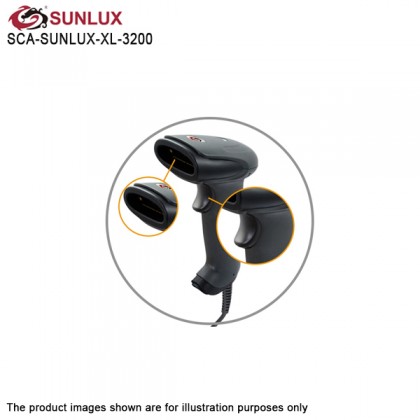 Sunlux XL-3200 2D Barcode Scanner USB with Stand Sunlux XL-3200 2D Barcode Scanner USB with Stand