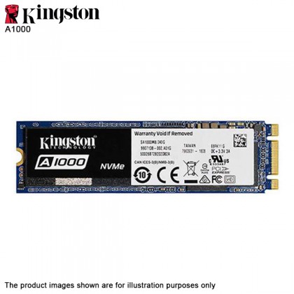 Kingston A1000 240GB M.2 2280 PCIe NVMe Gen 3.0 x 2 SSD Kingston A1000 240GB M.2 2280 PCIe NVMe Gen 3.0 x 2 SSD