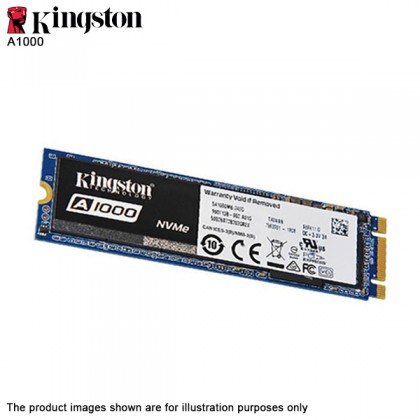 Kingston A1000 960GB M.2 2280 PCIe NVMe Gen 3.0 x 2 SSD Kingston A1000 960GB M.2 2280 PCIe NVMe Gen 3.0 x 2 SSD