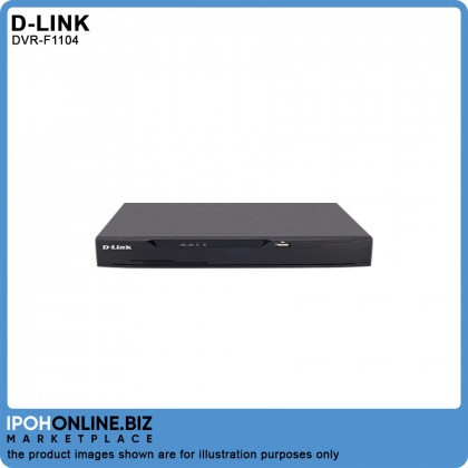 D-Link DVR-F1104 4 Channel 1080P 2MP AHD TVI 1 SATA Hybrid CCTV DVR