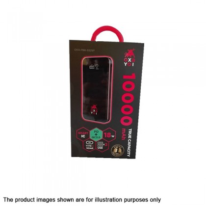OXAYOI 18W 10000mAh PD + Qualcomm 3.0 Ultra Fast Charger Type C Power Bank OXA-PBK-932SP OXAYOI 18W 10000mAh PD + Qualcomm 3.0 Ultra Fast Charger Type C Power Bank OXA-PBK-932SP