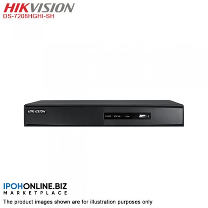 Hikvision DS-7208HGHI-SH 8 Channel Turbo HD 720P TVI CCTV DVR - Refurbish Hikvision DS-7208HGHI-SH 8 Channel Turbo HD 720P TVI CCTV DVR - Refurbish