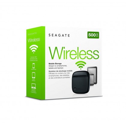 Seagate Wireless Mobile Storage 500GB - BLACK Seagate Wireless Mobile Storage 500GB - BLACK
