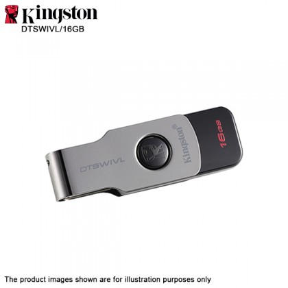 Kingston 16GB DataTraveler Swivl USB 3.1 Gen1 / 3.0 / 2.0 Flash Drive - DTSWIVL/16GB Kingston 16GB DataTraveler Swivl USB 3.1 Gen1 / 3.0 / 2.0 Flash Drive - DTSWIVL/16GB