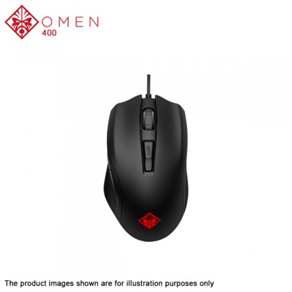 HP Omen 400 LED Lighting USB Wired Gaming Mouse - 3ML38AA#UUF HP Omen 400 LED Lighting USB Wired Gaming Mouse - 3ML38AA#UUF