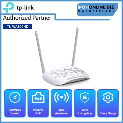 TP-LINK TL-WA801ND 300Mbps Wireless N Access Point TP-LINK TL-WA801ND 300Mbps Wireless N Access Point
