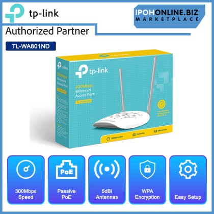 TP-LINK TL-WA801ND 300Mbps Wireless N Access Point TP-LINK TL-WA801ND 300Mbps Wireless N Access Point