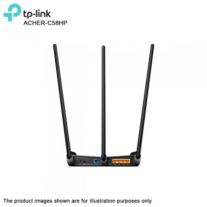 TP-LINK Archer C58HP AC1350 High Power 3x 9dBi Antenna Wireless Wall-Breaking Dual Band Router - Unifi TIME Maxis Fiber TP-LINK Archer C58HP AC1350 High Power 3x 9dBi Antenna Wireless Wall-Breaking Dual Band Router - Unifi TIME Maxis Fiber