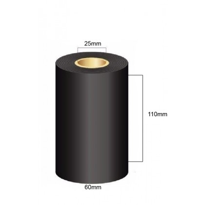 1 Roll Premium Wax Barcode Ribbon 110mm x 300m 2 cores 1 Roll Premium Wax Barcode Ribbon 110mm x 300m 2 cores