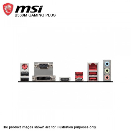 MSI B360M GAMING PLUS Intel B360 9th 8th Gen LGA 1151 DVI VGA HDMI M.2 DDR4 Optane USB 3.1 Micro ATX Motherboard MSI B360M GAMING PLUS Intel B360 9th 8th Gen LGA 1151 DVI VGA HDMI M.2 DDR4 Optane USB 3.1 Micro ATX Motherboard