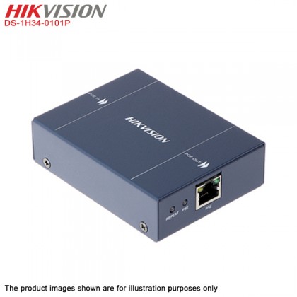 Hikvision DS-1H34-0101P PoE Repeater - 1 port Input 1 port Output for IP Camera Relay Hikvision DS-1H34-0101P PoE Repeater - 1 port Input 1 port Output for IP Camera Relay