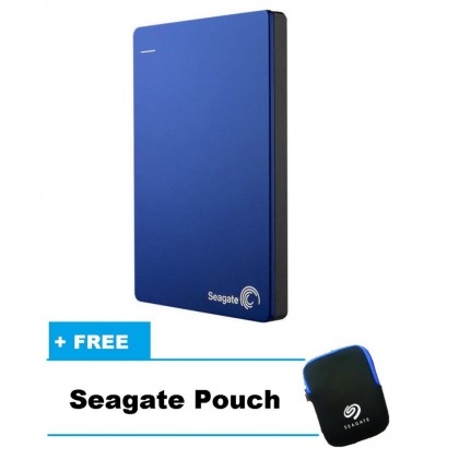 Seagate Backup Plus Slim 1TB Portable External Hard Drive with 200GB of Cloud Storage (Blue)- Free Seagate Pouch !!! Seagate Backup Plus Slim 1TB Portable External Hard Drive with 200GB of Cloud Storage (Blue)- Free Seagate Pouch !!!