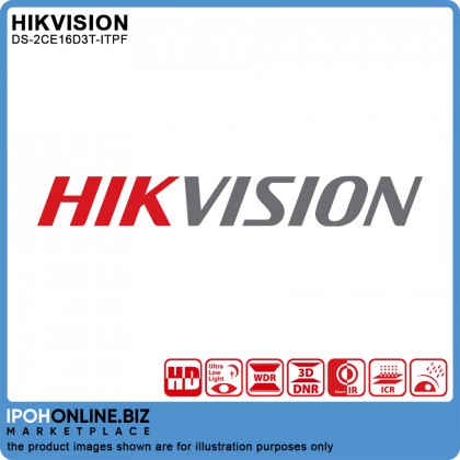 Hikvision DS-2CE16D3T-ITPF 2MP 1080p 3.6mm Ultra Low Light Fixed Mini Bullet Camera Hikvision DS-2CE16D3T-ITPF 2MP 1080p 3.6mm Ultra Low Light Fixed Mini Bullet Camera