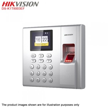 Hikvision DS-K1T8003EF Time Attendance & Door Access Control Terminal - Fingerprint & Card