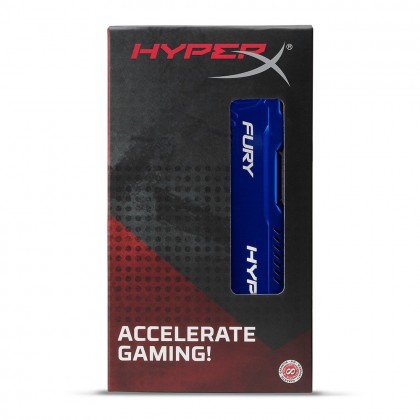 Kingston HyperX Fury 4GB 1600MHz DDR3 DIMM - BLUE Kingston HyperX Fury 4GB 1600MHz DDR3 DIMM - BLUE