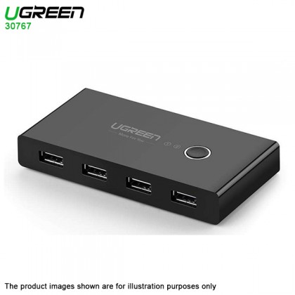 UGREEN 30767 100W 480Mbps USB Switch Selector 2 Computer 4 USB Devices USB2.0 Peripheral Switch Box Hub UGREEN 30767 100W 480Mbps USB Switch Selector 2 Computer 4 USB Devices USB2.0 Peripheral Switch Box Hub