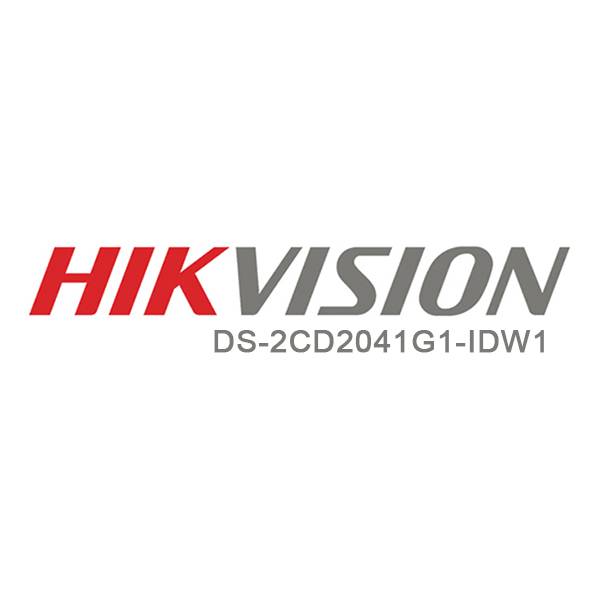 Thiết kế thân trụ nhỏ gọn với ăng‑ten Wi‑Fi ngoài của Hikvision DS-2CD2041G1-IDW1 giúp bắt sóng ổn định khi lắp ở hiên nhà và cổng