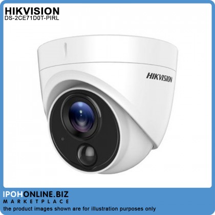 HIKVISION DS-2CE71D0T-PIRL 3.6mm 2MP PIR ALARM Fixed OUTDOOR EXIR DOME CCTV Camera HIKVISION DS-2CE71D0T-PIRL 3.6mm 2MP PIR ALARM Fixed OUTDOOR EXIR DOME CCTV Camera