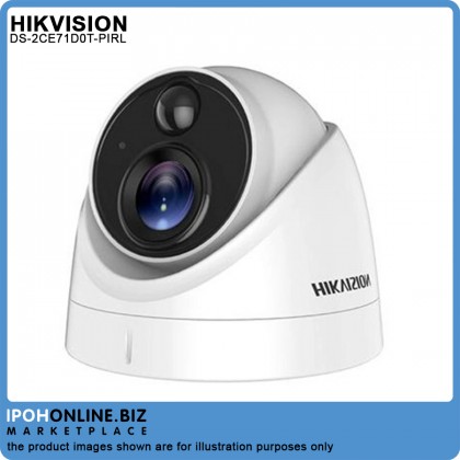 HIKVISION DS-2CE71D0T-PIRL 3.6mm 2MP PIR ALARM Fixed OUTDOOR EXIR DOME CCTV Camera HIKVISION DS-2CE71D0T-PIRL 3.6mm 2MP PIR ALARM Fixed OUTDOOR EXIR DOME CCTV Camera