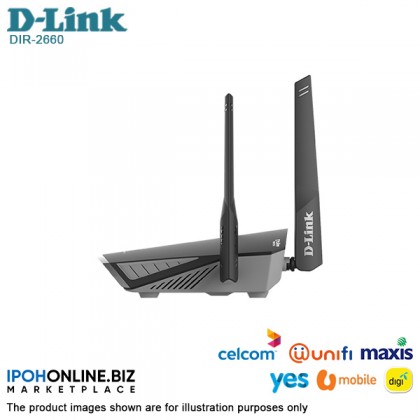 D-Link DIR-2660 EXO AC2600 Smart Mesh Wi-Fi Router D-Link DIR-2660 EXO AC2600 Smart Mesh Wi-Fi Router