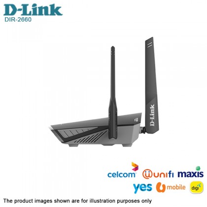 D-Link DIR-2660 EXO AC2600 Smart Mesh Wi-Fi Router D-Link DIR-2660 EXO AC2600 Smart Mesh Wi-Fi Router