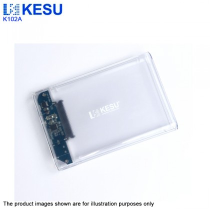 KESU 2.5 inch USB 2.0/3.0 External Hard Drive Enclosure - TRANSPARENT K102A no HDD KESU 2.5 inch USB 2.0/3.0 External Hard Drive Enclosure - TRANSPARENT K102A no HDD