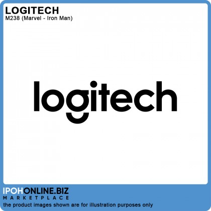 Logitech M238 MARVEL Collection Wireless Mouse - Iron Man Logitech M238 MARVEL Collection Wireless Mouse - Iron Man