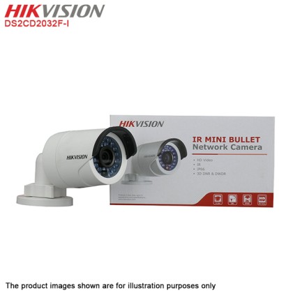 Hikvision DS2CD2032F-I 3MP Full HD 2048×1536 IP66 4mm IR Mini Bullet Network Camera Hikvision DS2CD2032F-I 3MP Full HD 2048×1536 IP66 4mm IR Mini Bullet Network Camera