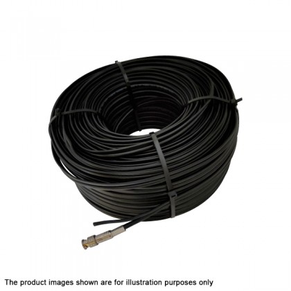 100 Meter RG59 Coaxial CCTV Cable + Power Cable with DC Jack & BNC Connectors
