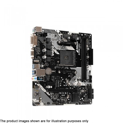 ASRock B450M-HDV R4.0 AM4 AMD Promontory B450 DVI VGA HDMI Ultra M.2 Micro ATX Motherboard
