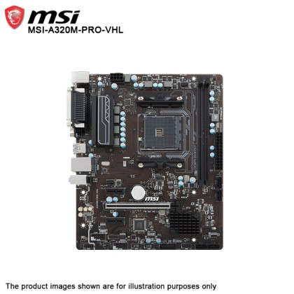 MSI A320M PRO-VHL AMD A320 AM4 Parallel LPT DDR4 VGA HDMI Micro-ATX Motherboard MSI A320M PRO-VHL AMD A320 AM4 Parallel LPT DDR4 VGA HDMI Micro-ATX Motherboard