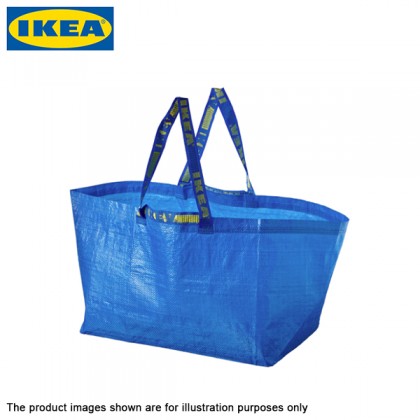 IKEA FRAKTA Carrier Bag Large Blue Multipurpose Waterproof for Groceries/Laundry/Beach-2PCS IKEA FRAKTA Carrier Bag Large Blue Multipurpose Waterproof for Groceries/Laundry/Beach-2PCS