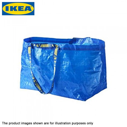 IKEA FRAKTA Carrier Bag Large Blue Multipurpose Waterproof for Groceries/Laundry/Beach-2PCS IKEA FRAKTA Carrier Bag Large Blue Multipurpose Waterproof for Groceries/Laundry/Beach-2PCS