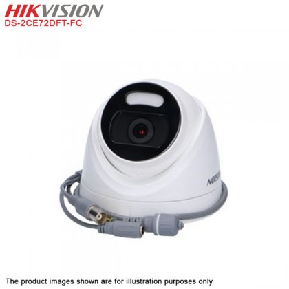 Hikvision ColorVu DS-2CE72DFT-FC 2MP 3.6mm 1080p Fixed Turret Camera Hikvision ColorVu DS-2CE72DFT-FC 2MP 3.6mm 1080p Fixed Turret Camera