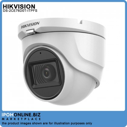 Hikvision DS-2CE76D0T-ITPFS 2MP 1080P 3.6mm Audio Indoor Fixed Turret Camera Hikvision DS-2CE76D0T-ITPFS 2MP 1080P 3.6mm Audio Indoor Fixed Turret Camera
