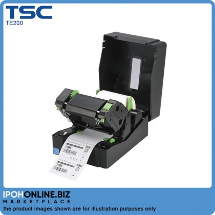 TSC TE200 Desktop Thermal Barcode Label Printer 4 Inch 203 DPI