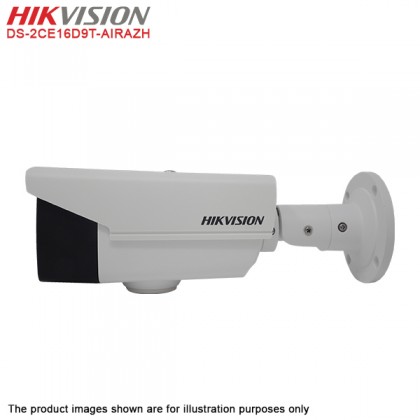 Hikvision DS-2CE16D9T-AIRAZH 5-50mm 120m HD 1080P WDR Motorized VF CCTV EXIR Bullet Camera + 12V 2A Power Adapter Hikvision DS-2CE16D9T-AIRAZH 5-50mm 120m HD 1080P WDR Motorized VF CCTV EXIR Bullet Camera + 12V 2A Power Adapter