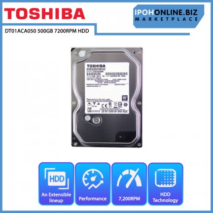 TOSHIBA 500GB 7200RPM 32MB Cache Desktop HDD TOSHIBA 500GB 7200RPM 32MB Cache Desktop HDD