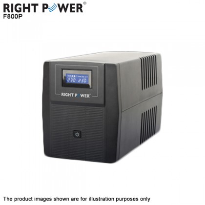 Right Power PowerTank F800P (800VA) UPS Backup Battery - USB edition Communication Port Right Power PowerTank F800P (800VA) UPS Backup Battery - USB edition Communication Port