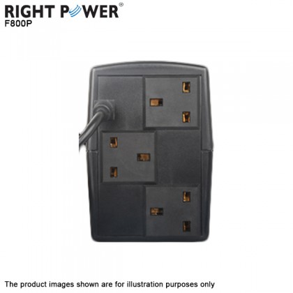 Right Power PowerTank F800P (800VA) UPS Backup Battery - USB edition Communication Port Right Power PowerTank F800P (800VA) UPS Backup Battery - USB edition Communication Port