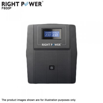 Right Power PowerTank F800P (800VA) UPS Backup Battery - USB edition Communication Port Right Power PowerTank F800P (800VA) UPS Backup Battery - USB edition Communication Port