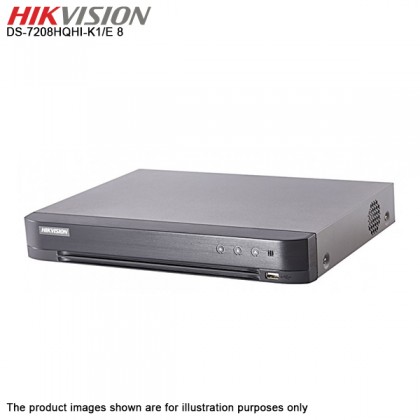 HIKVISION DS-7208HQHI-K1/E 8-Channel UP TP 4MP Turbo HD TVI AHD CVI CVBS IP CCTV 2WAY Audio DVR HIKVISION DS-7208HQHI-K1/E 8-Channel UP TP 4MP Turbo HD TVI AHD CVI CVBS IP CCTV 2WAY Audio DVR