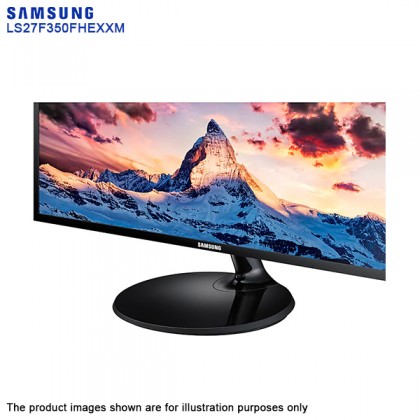 SAMSUNG LS27F350FHEXXM 27" Full HD FreeSync LED VGA & HDMI Flicker Free Slim Depth Design Monitor SAMSUNG LS27F350FHEXXM 27" Full HD FreeSync LED VGA & HDMI Flicker Free Slim Depth Design Monitor