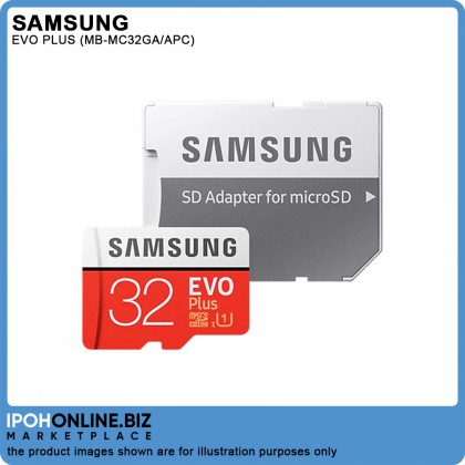 Samsung EVO Plus 32GB 95R/20W Class 10 FHD MicroSD Memory Card With SD Adapter Samsung EVO Plus 32GB 95R/20W Class 10 FHD MicroSD Memory Card With SD Adapter