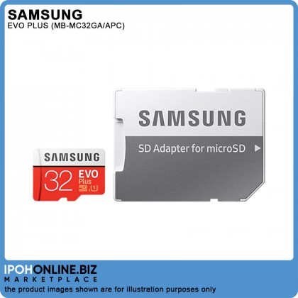 Samsung EVO Plus 32GB 95R/20W Class 10 FHD MicroSD Memory Card With SD Adapter Samsung EVO Plus 32GB 95R/20W Class 10 FHD MicroSD Memory Card With SD Adapter