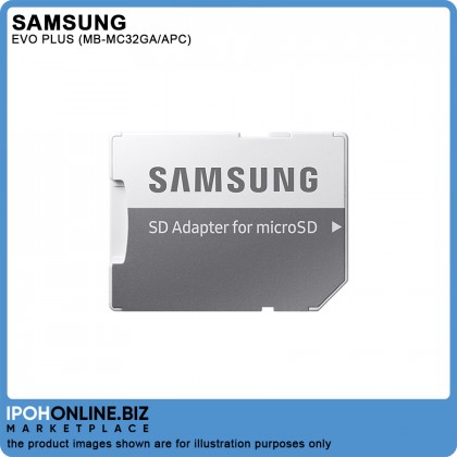 Samsung EVO Plus 32GB 95R/20W Class 10 FHD MicroSD Memory Card With SD Adapter Samsung EVO Plus 32GB 95R/20W Class 10 FHD MicroSD Memory Card With SD Adapter