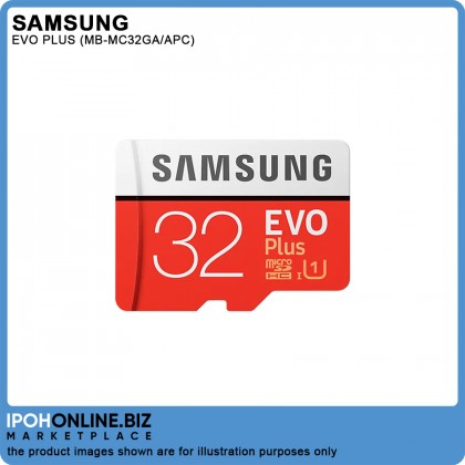 Samsung EVO Plus 32GB 95R/20W Class 10 FHD MicroSD Memory Card With SD Adapter Samsung EVO Plus 32GB 95R/20W Class 10 FHD MicroSD Memory Card With SD Adapter