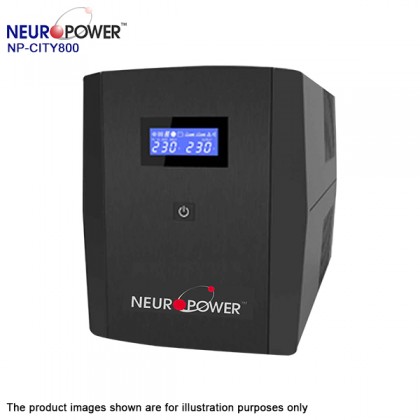 NEUROPOWER City 800VA LCD Display UPS Backup Battery Built-in AVR NEUROPOWER City 800VA LCD Display UPS Backup Battery Built-in AVR