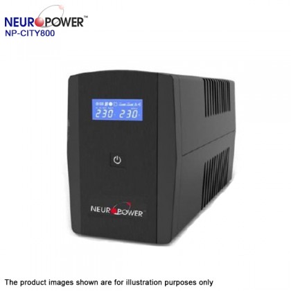 NEUROPOWER City 800VA LCD Display UPS Backup Battery Built-in AVR NEUROPOWER City 800VA LCD Display UPS Backup Battery Built-in AVR